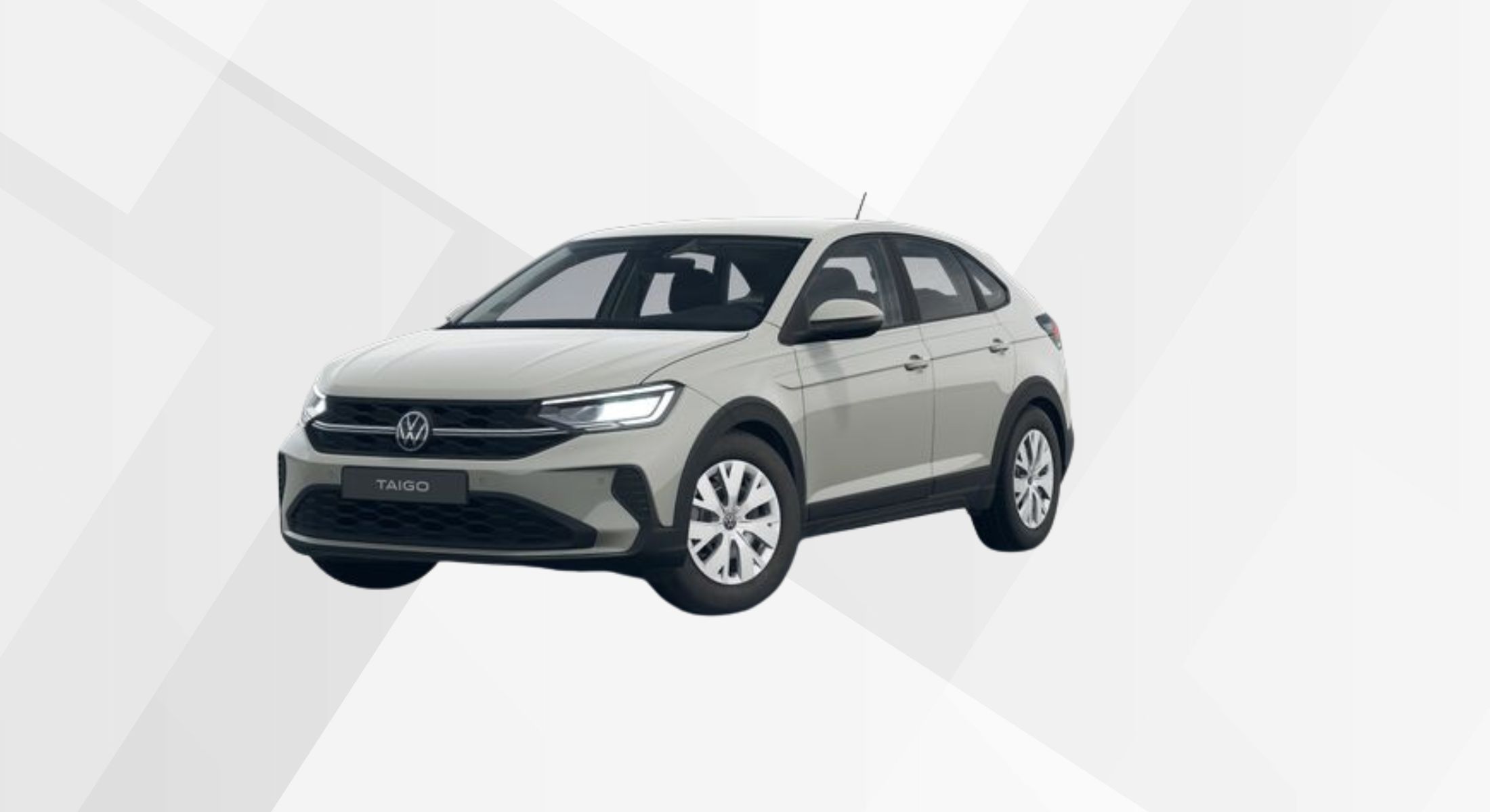 Der VW Taigo in der Farbe Ascotgrau.