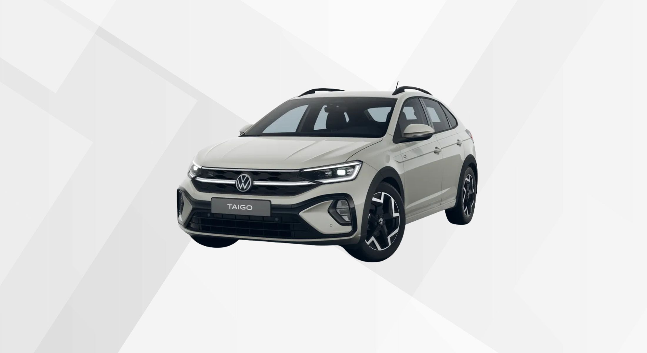 Der VW Taigo R-Line in der Farbe Ascotgrau