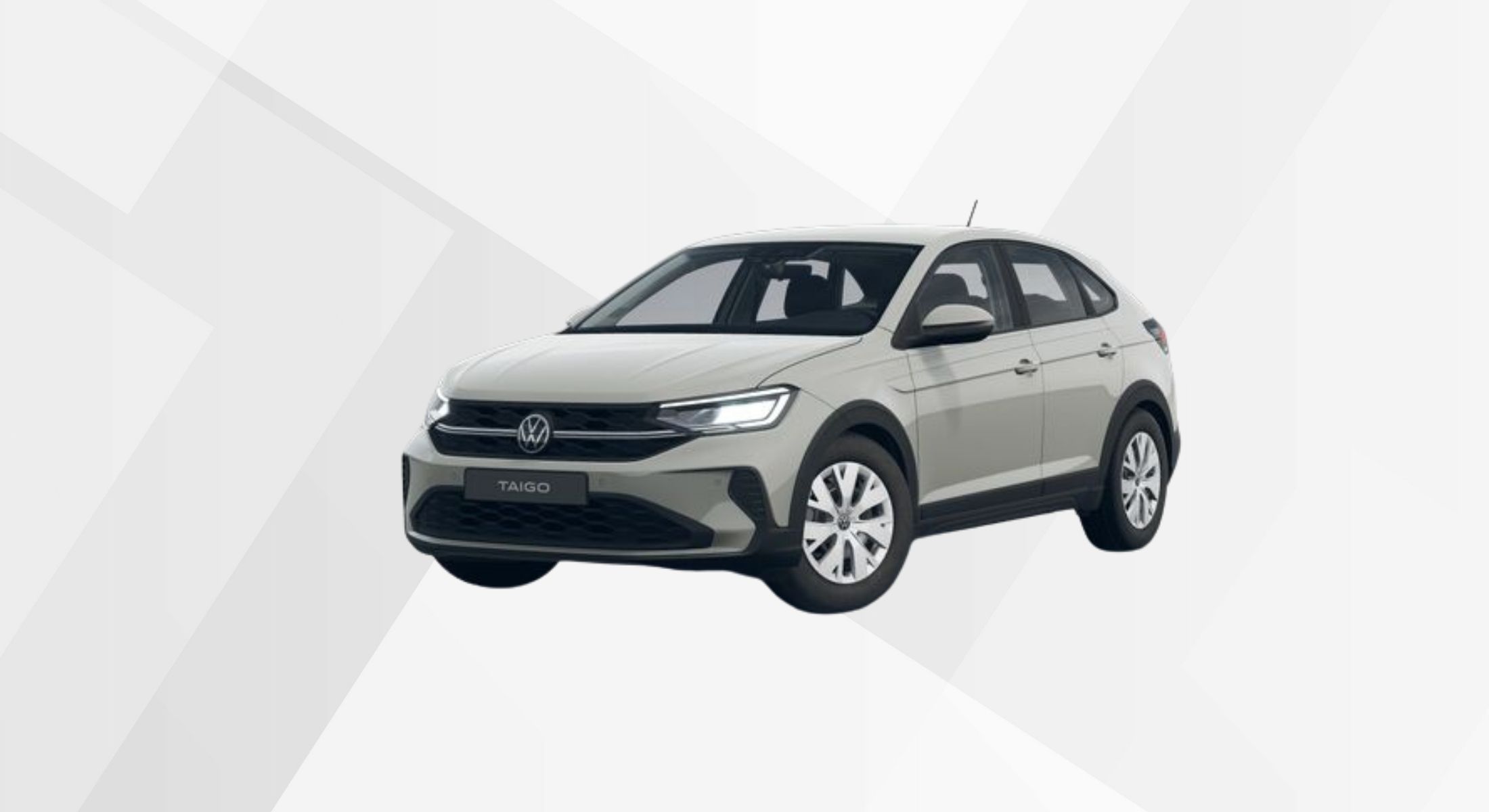 Der VW Taigo Trend in der Farbe Ascotgrau.