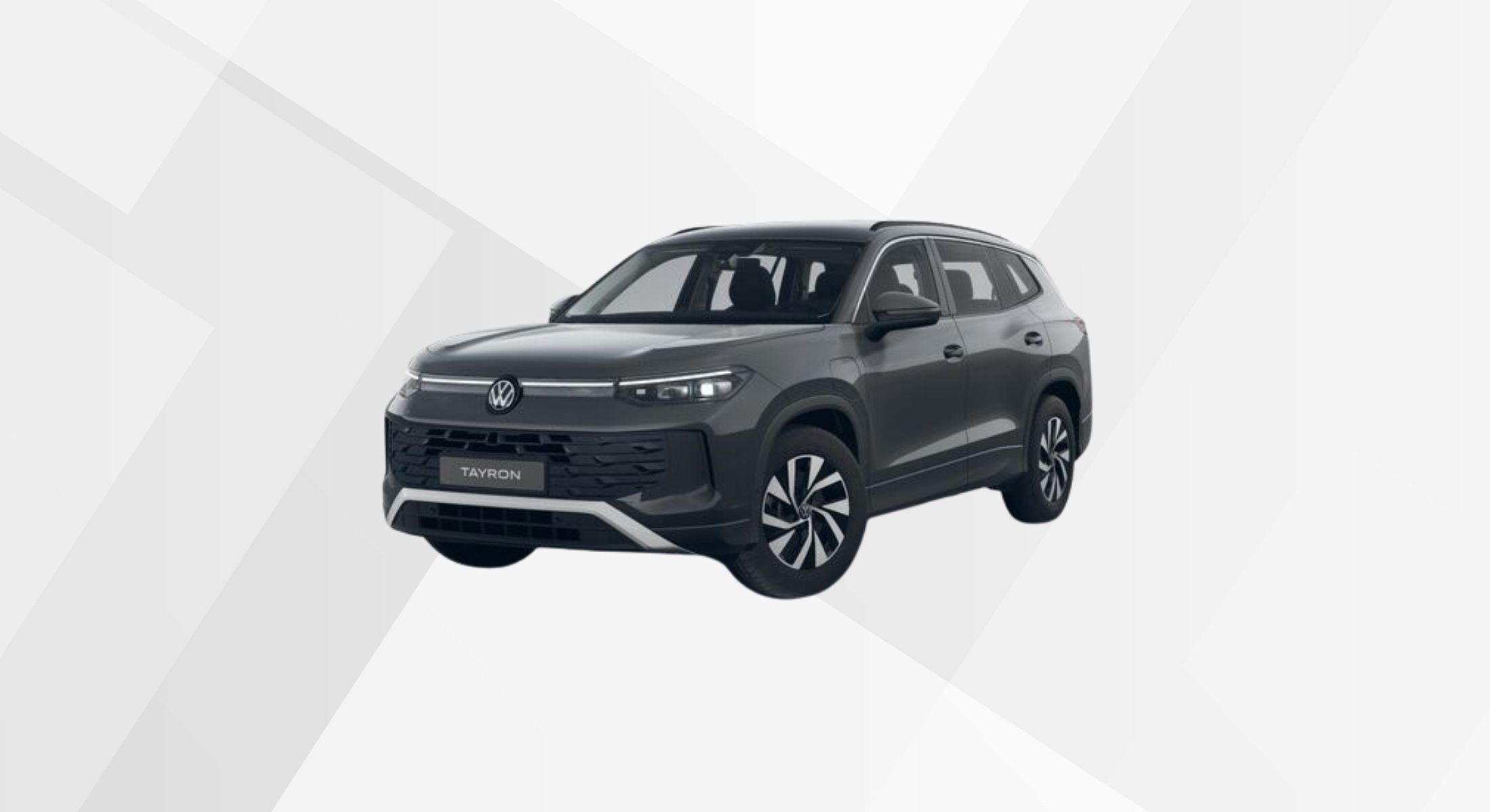 Der VW Tayron Life eHybrid in der Farbe Uranograu.
