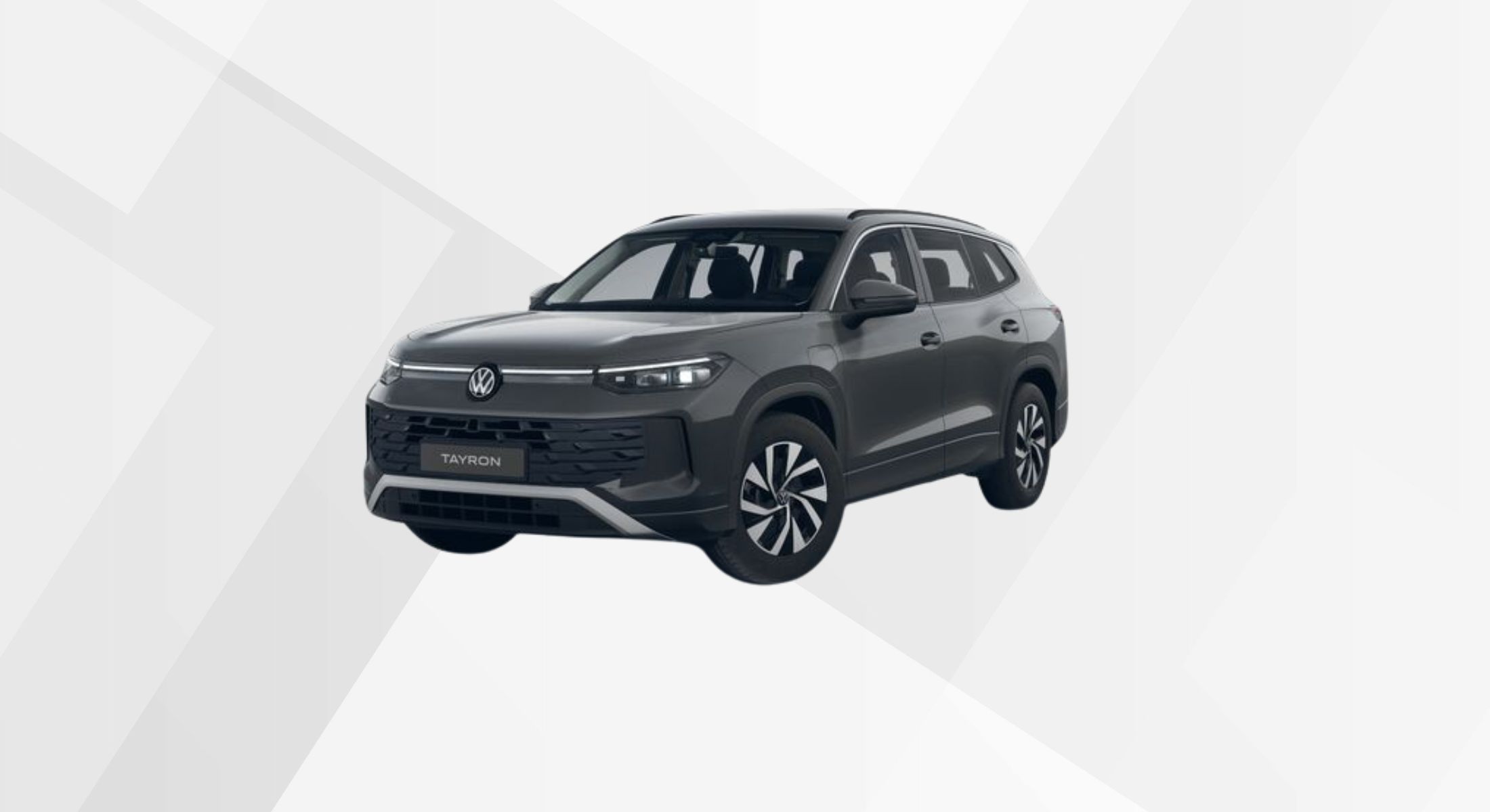 Der VW Tayron Life eHybrid in der Farbe Uranograu.