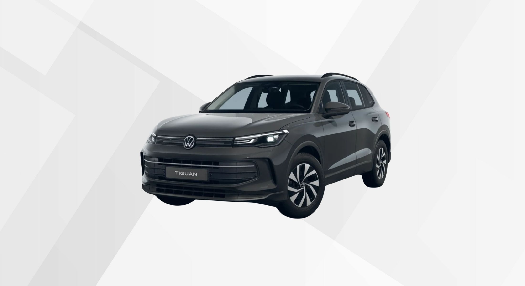 Der VW Tiguan Life in der Farbe Uranograu.