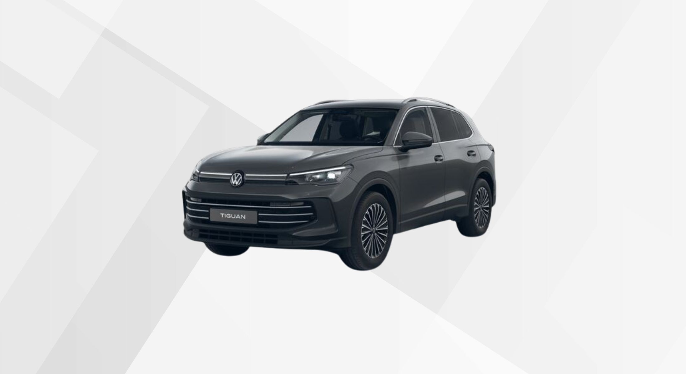 Der VW Tiguan Elegance in der Farbe Uranograu
