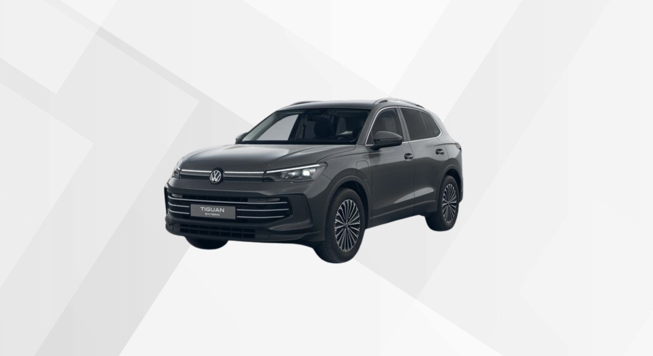 Der VW Tiguan Elegance eHybrid in der Farbe Uranograu.