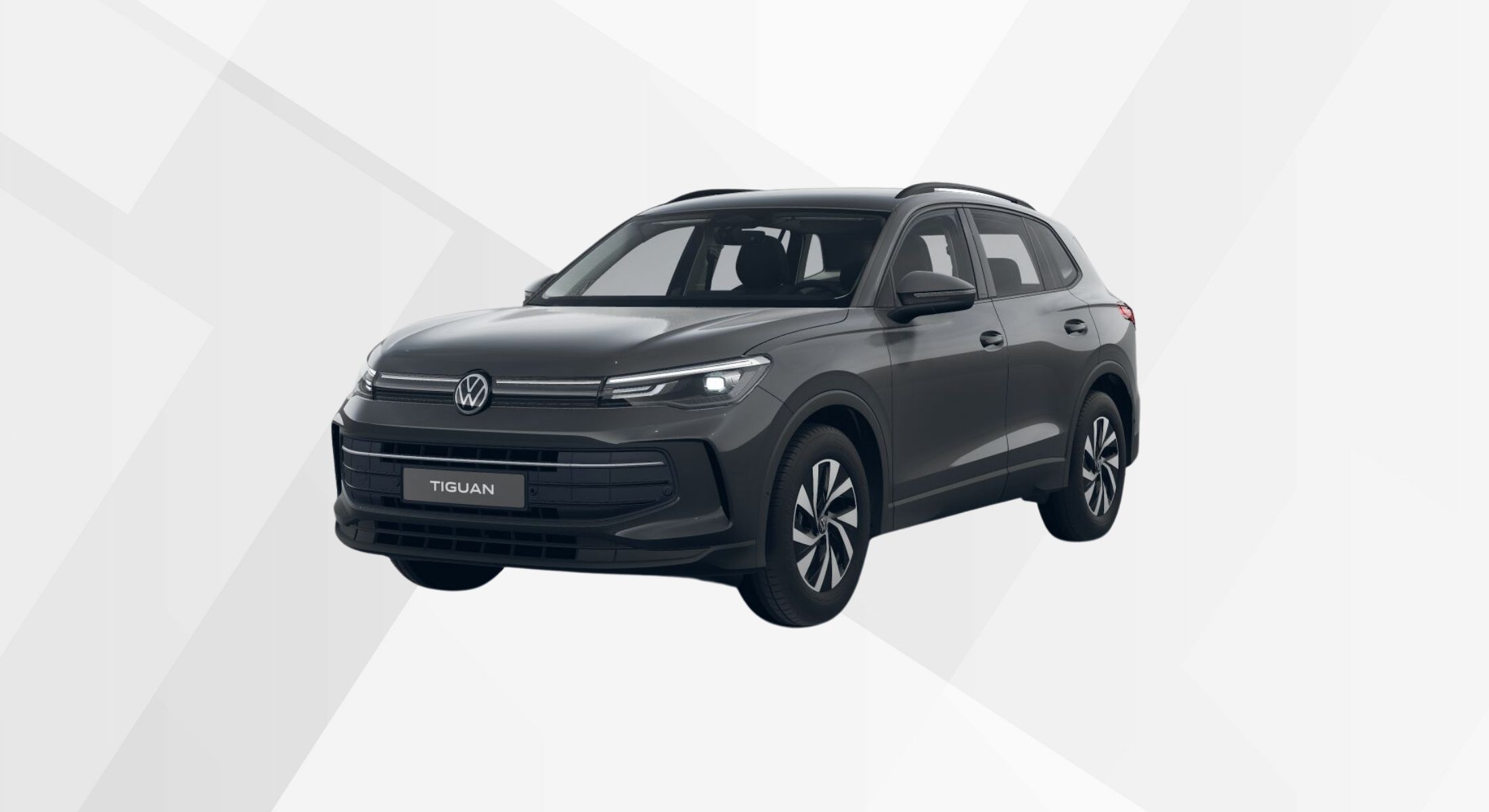Der VW Tiguan Life in der Farbe Uranograu.