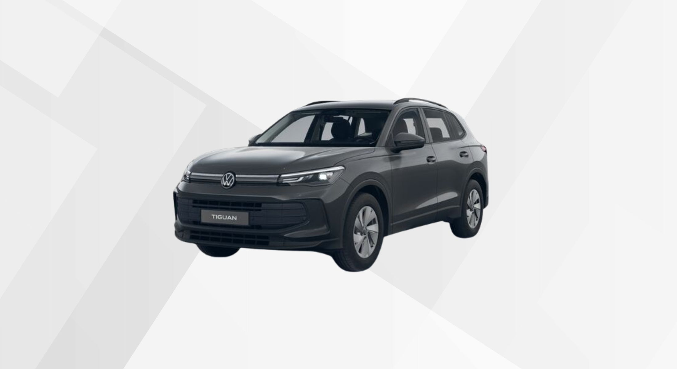 Der VW Tiguan Trend in der Farbe Uranograu.
