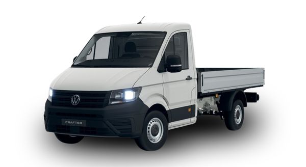 VW Crafter 35 Pritsche in Candy-Weiß