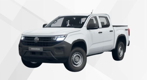 Der VW Amarok in Clear White