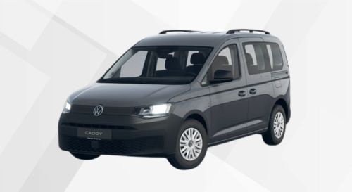 Der VW Caddy California in Pure-Grey