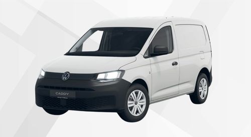 Der VW Caddy Cargo in Candy-Weiß
