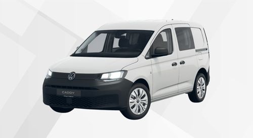 Der VW Caddy Flexible in Candy-Weiß