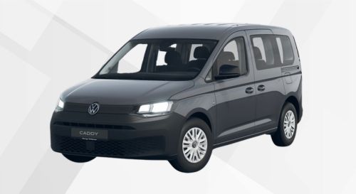 Der VW Caddy Life in Pure Grey