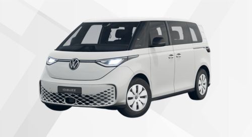 Der VW ID.Buzz Pure in Candy-Weiß