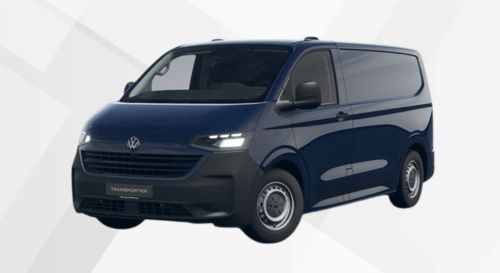 Der neue VW Transporter Kastenwagen in Dark Indigo Blue
