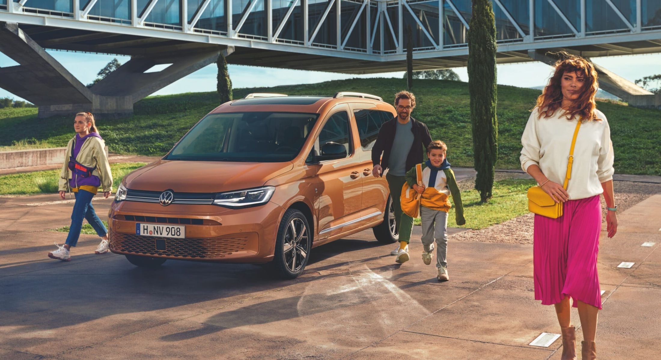 Der VW Caddy 5-Sitzer
