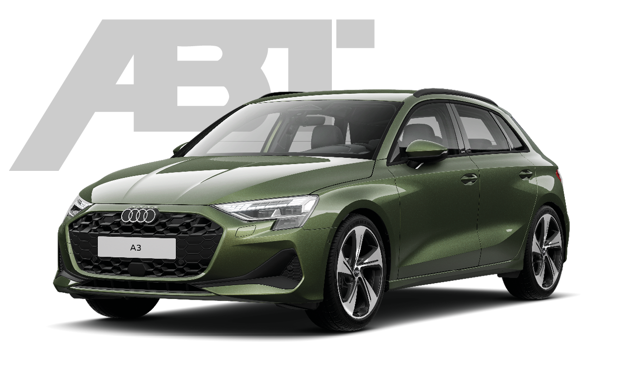 grüner audi a3