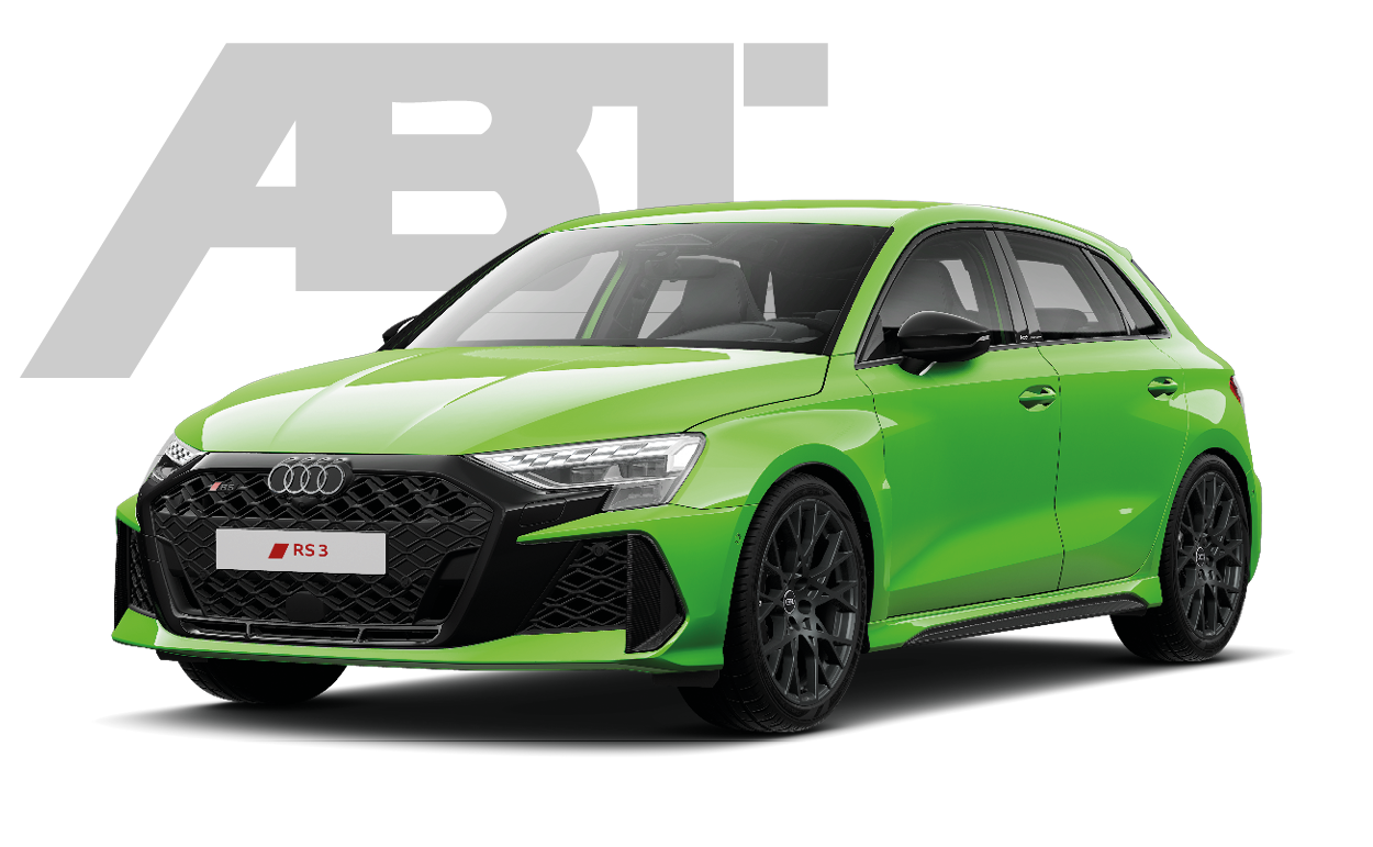 Grüner Audi RS3