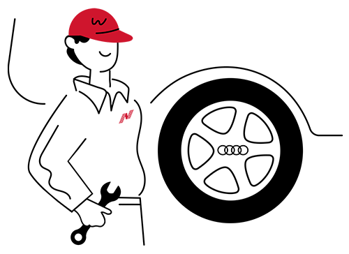 Audi Reifen-Service