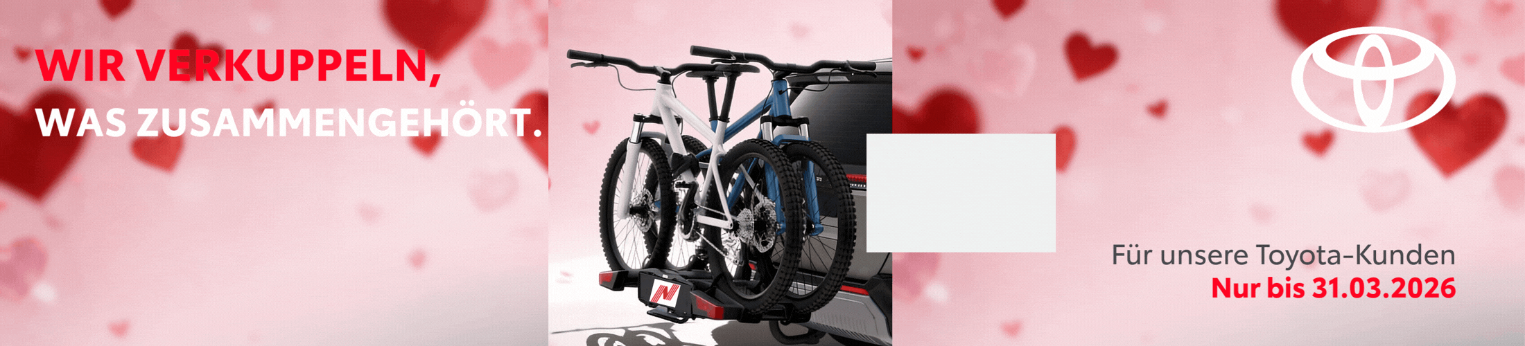 Toyota Zubeh&ouml;raktion f&uuml;r Anh&auml;ngerku