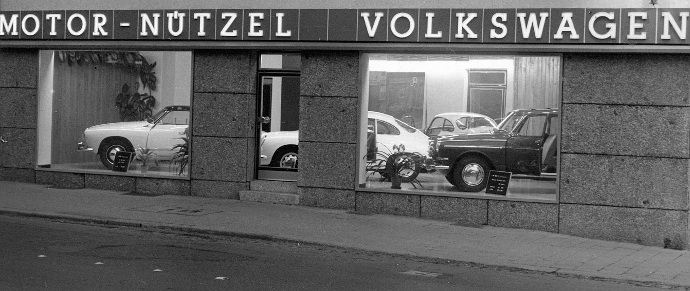 Fassade des Autohauses Motor N&uuml;tzel