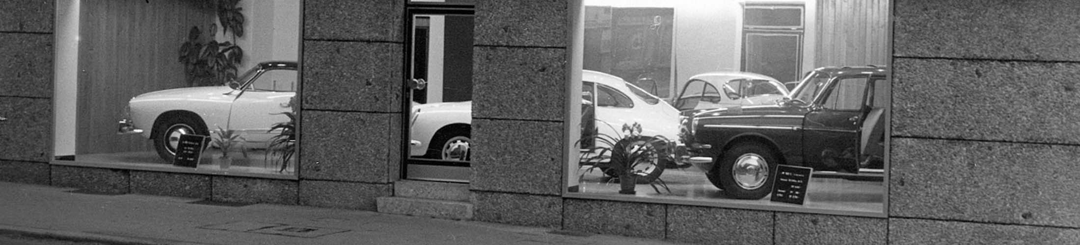 Fassade des Autohauses Motor N&uuml;tzel