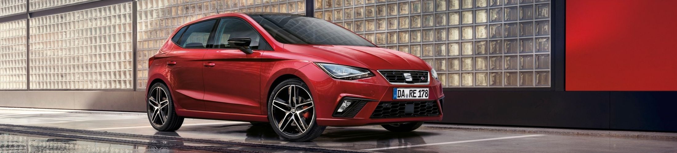 Seitenansicht eines Seat Ibiza