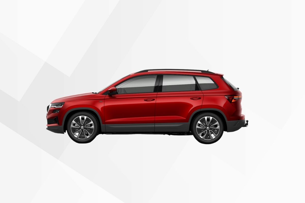 roter skoda karoq