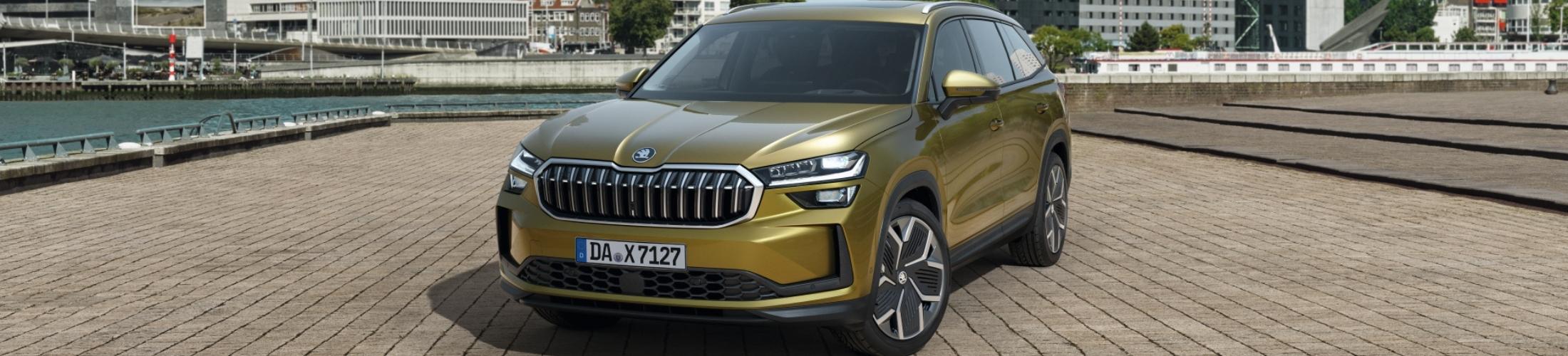 Frontansicht eines Skoda Kodiaq