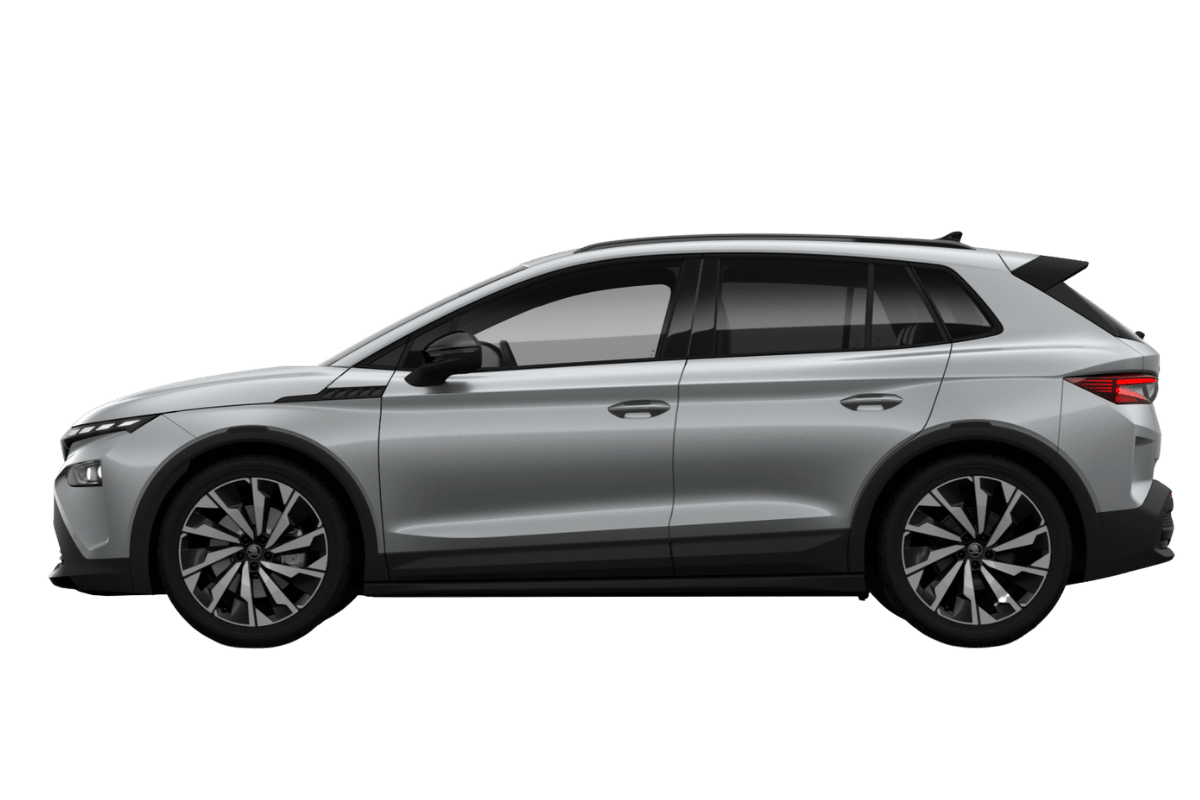 silberner skoda elroq